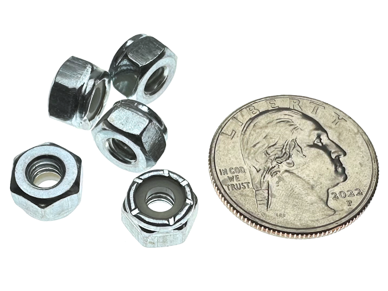 Nylon Locking Nut (5pcs) (choose size)